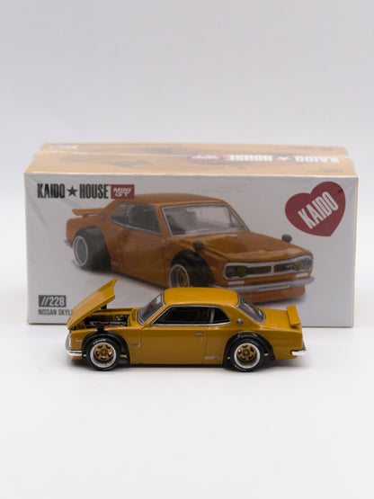 Kaido House #228 Nissan Skyline GT-R KPGC10 Kaido Street V2 Żółty