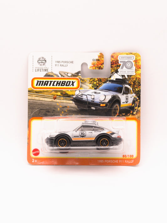 1985 Porsche 911 Rally Srebrny
