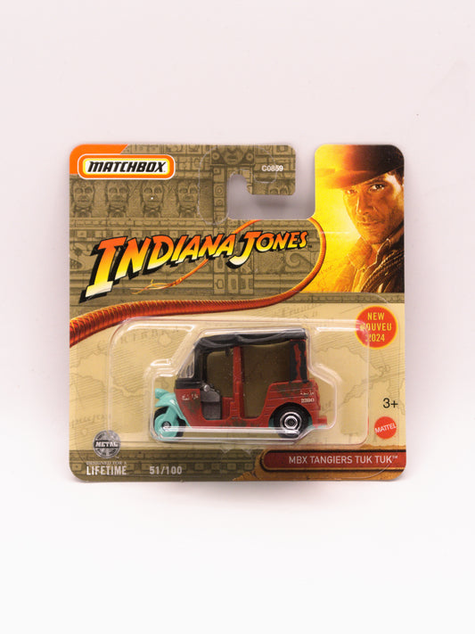 Matchbox Indiana Jones MBX Tangiers Tuk Tuk Brązowy