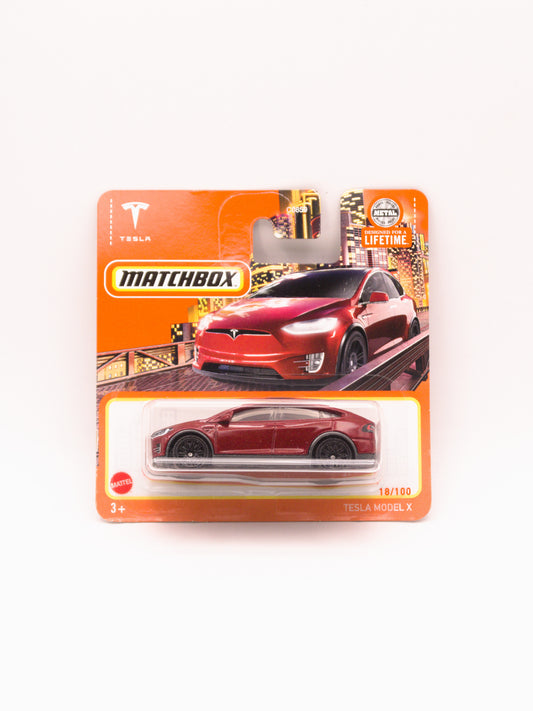 Tesla Model X Czerwony