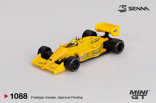 *PRESALE Mini GT #1088 Lotus 99T #12 Ayrton Senna Monaco GP Winner 1987 *Blister