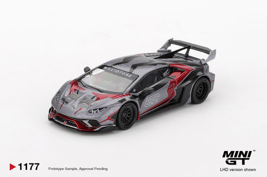 *PRESALE Mini GT #1177 Lamborghini Huracan GT Ronin 2025 Szary *Blister