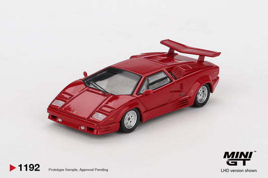 *PRESALE Mini GT #1192 Lamborghini Countach Czerwony *Blister