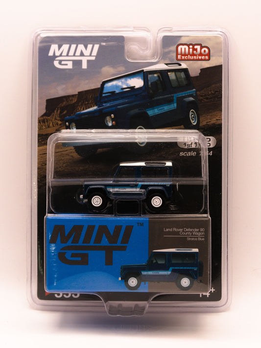 Mini GT 353 Land Rover Defender 90 Country Wagon Blue