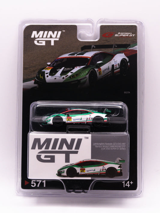 Mini GT 571 Lamborghini Huracan GT3 EVO #87 Bamboo Airways