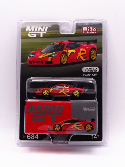 Mini GT 684 McLaren F1 GTR 1996 Red