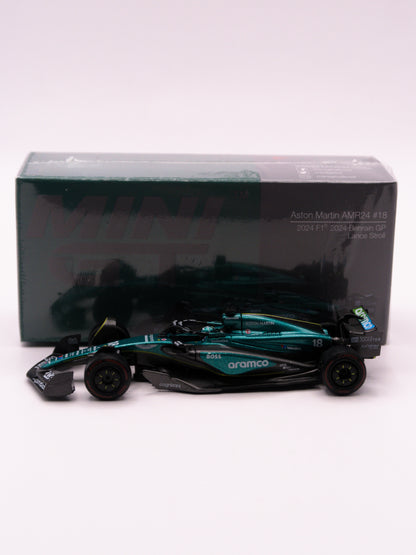 Mini GT #1001 Aston Martin AMR24 Bahrain - Lance Stroll #18 *Pudełko