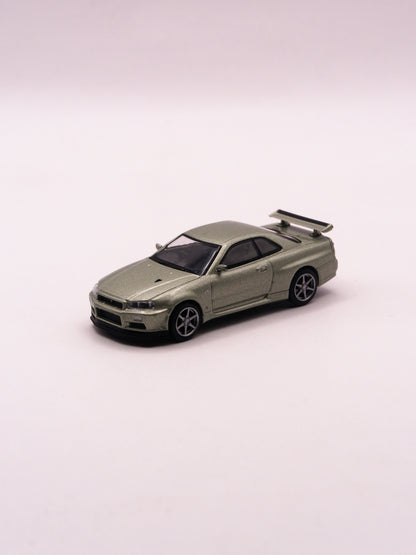 Mini GT #1003 Nissan Skyline GT-R R34 V-Spec II Nur Green