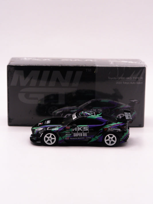 Mini GT #1005 Toyota GR86 HKS Type R *Box