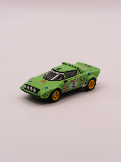 Mini GT #1050 Lancia Stratos HF #4 Spanish Rally Champion Green *BLISTER