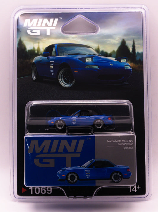 Mini GT #1069 Mazda Miata MX-5 NA Tuned Blue