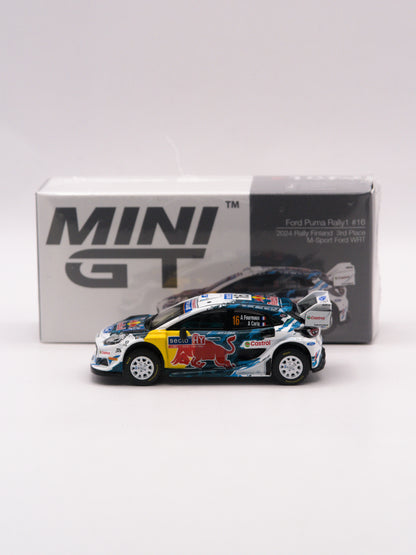 Mini GT #1074 Ford Puma Rally 1 #16 2024 Rally Finland 3rd Place Biały *otwarty