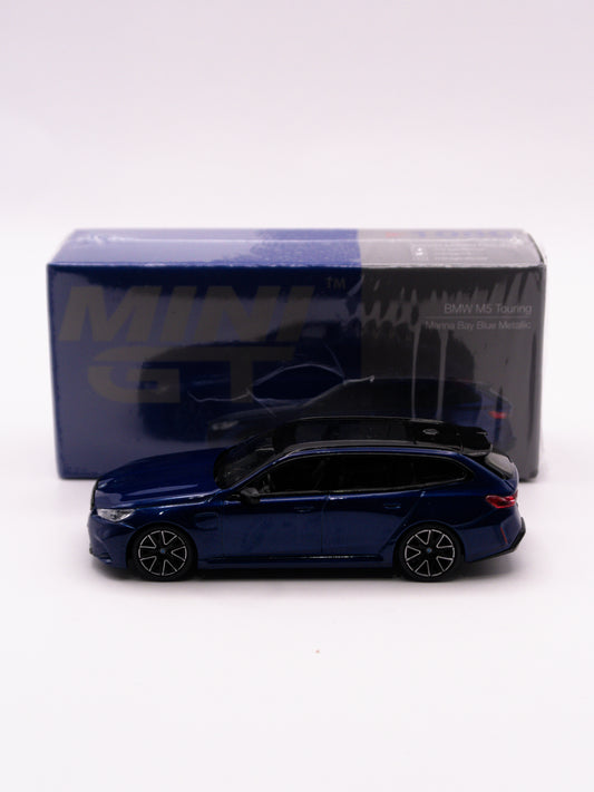 Mini GT #1080 BMW M5 Touring Niebieski *Pudełko