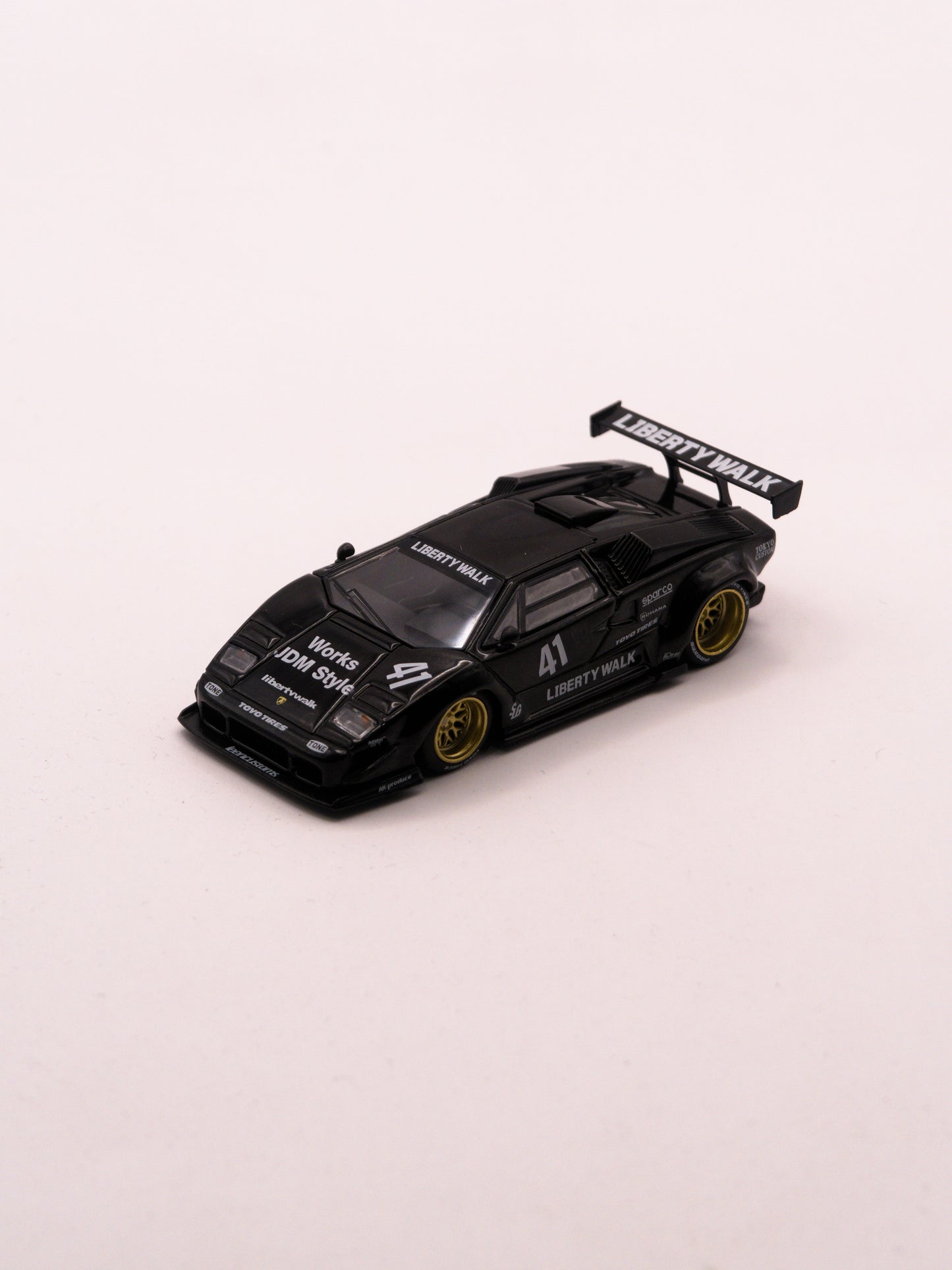 Mini GT #1081 Lamborghini Countach LB-WORKS Czarny *Pudełko