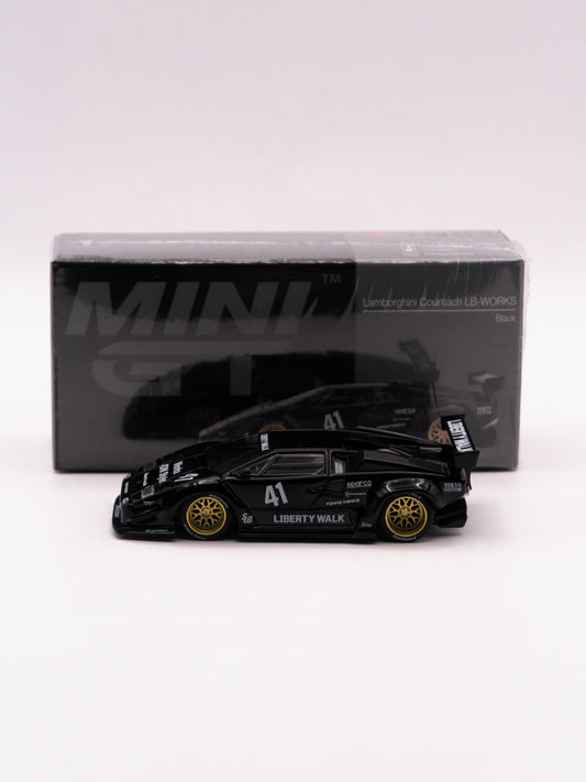 Mini GT #1081 Lamborghini Countach LB-WORKS Czarny *Pudełko