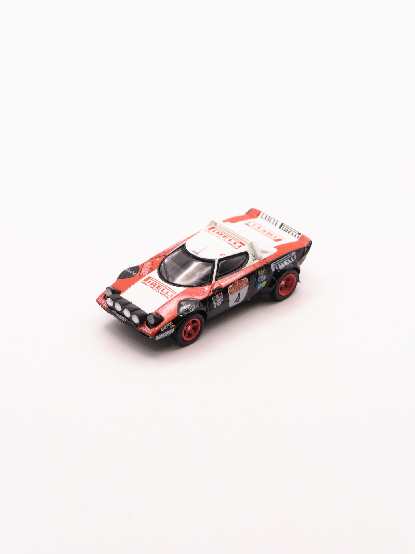Mini GT #1084 Lancia Stratos HF #4 Sanremo Winner 1978 Czarno Biały *PUDEŁKO