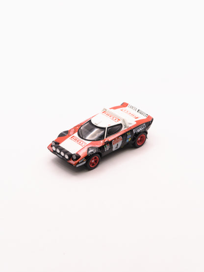 Mini GT #1084 Lancia Stratos HF #4 Sanremo Winner 1978 Czarno Biały *PUDEŁKO