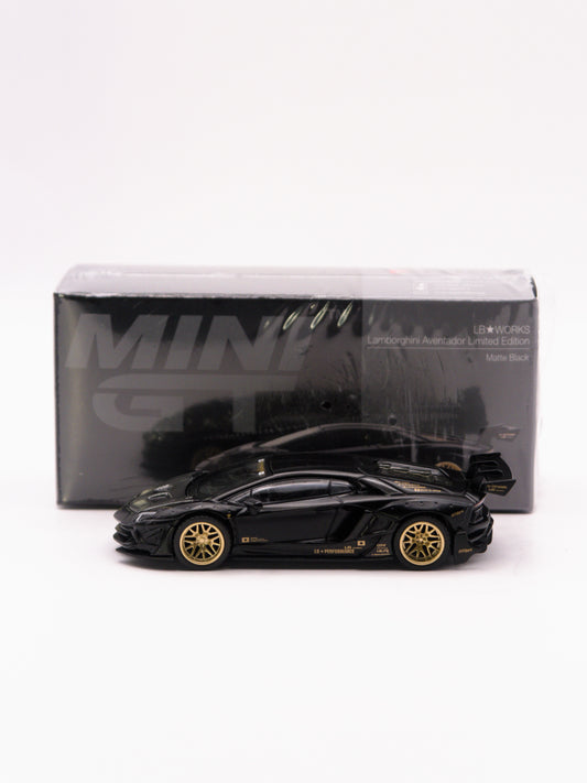 Mini GT #1087 Lamborghini Aventador LB-Works Czarny Mat *PUDEŁKO
