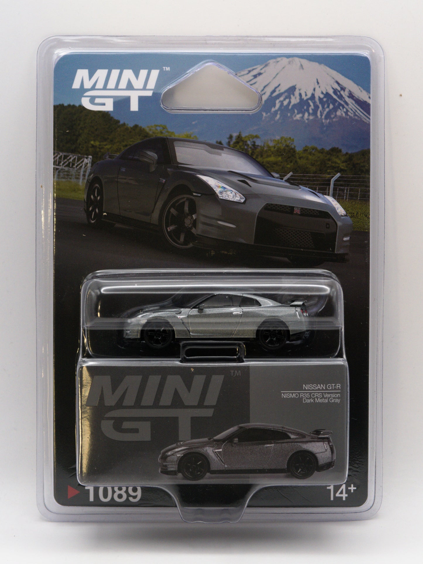 Mini GT #1089 Nissan GT-R R35 CRS Version Szary *BLISTER