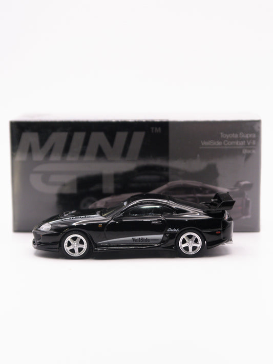 Mini GT #1107 Toyota Supra MK4 Veilside Combat Czarny *Pudełko