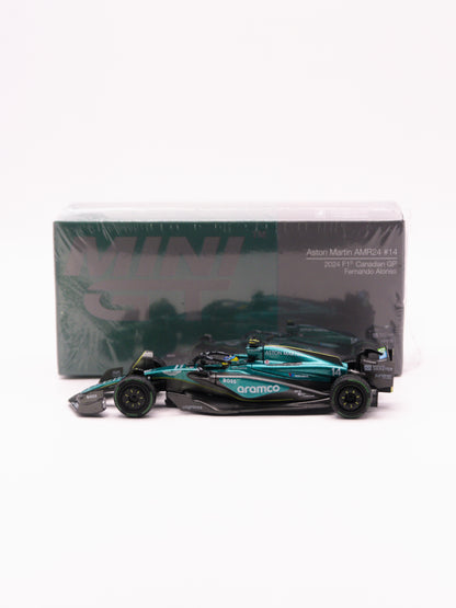 Mini GT #1113 Bolid F1 Formuła 1 Aston Martin Fernando Alonso Kanada 2024 *PUDEŁKO