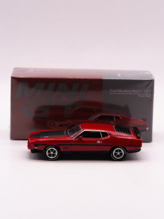 Mini GT #1122 Ford Mustang Mach 1 1971 Red