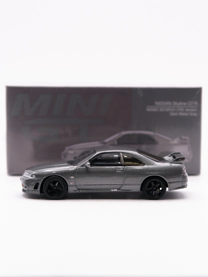 Mini GT #1128 Nissan GT-R R33 Nismo CRS Szary *PUDEŁKO