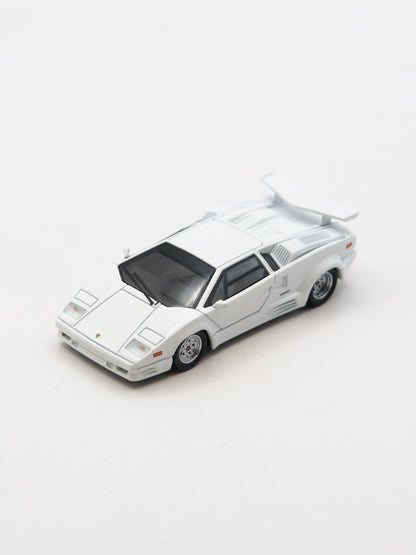 Mini GT #1134 Lamborghini Countach 25TH Anniversary Biały