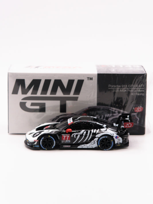 Mini GT #1143 Porsche 911 GT3 R #77 IMSA 2025 Skeleton *PUDEŁKO