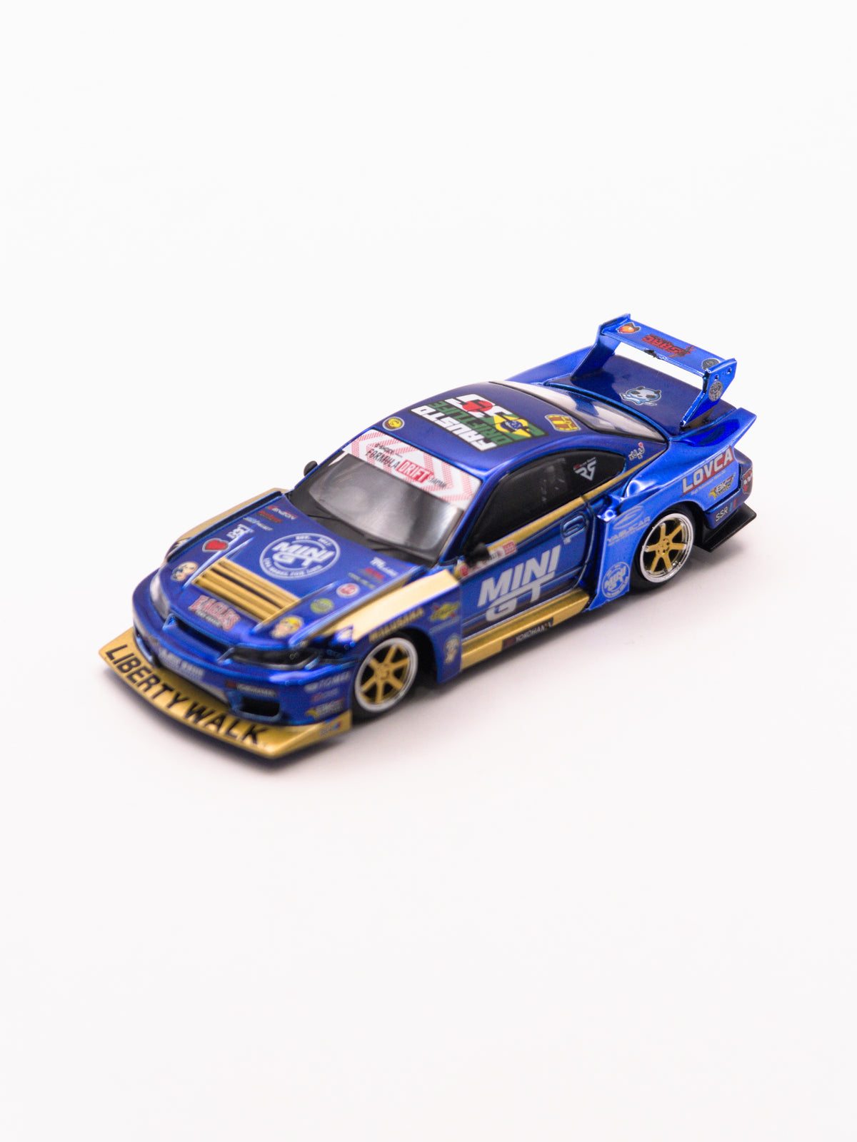 Mini GT #1157 Nissan Silvia S15 Liberty Walk #555 Formula Drift 2025 *PUDEŁKO