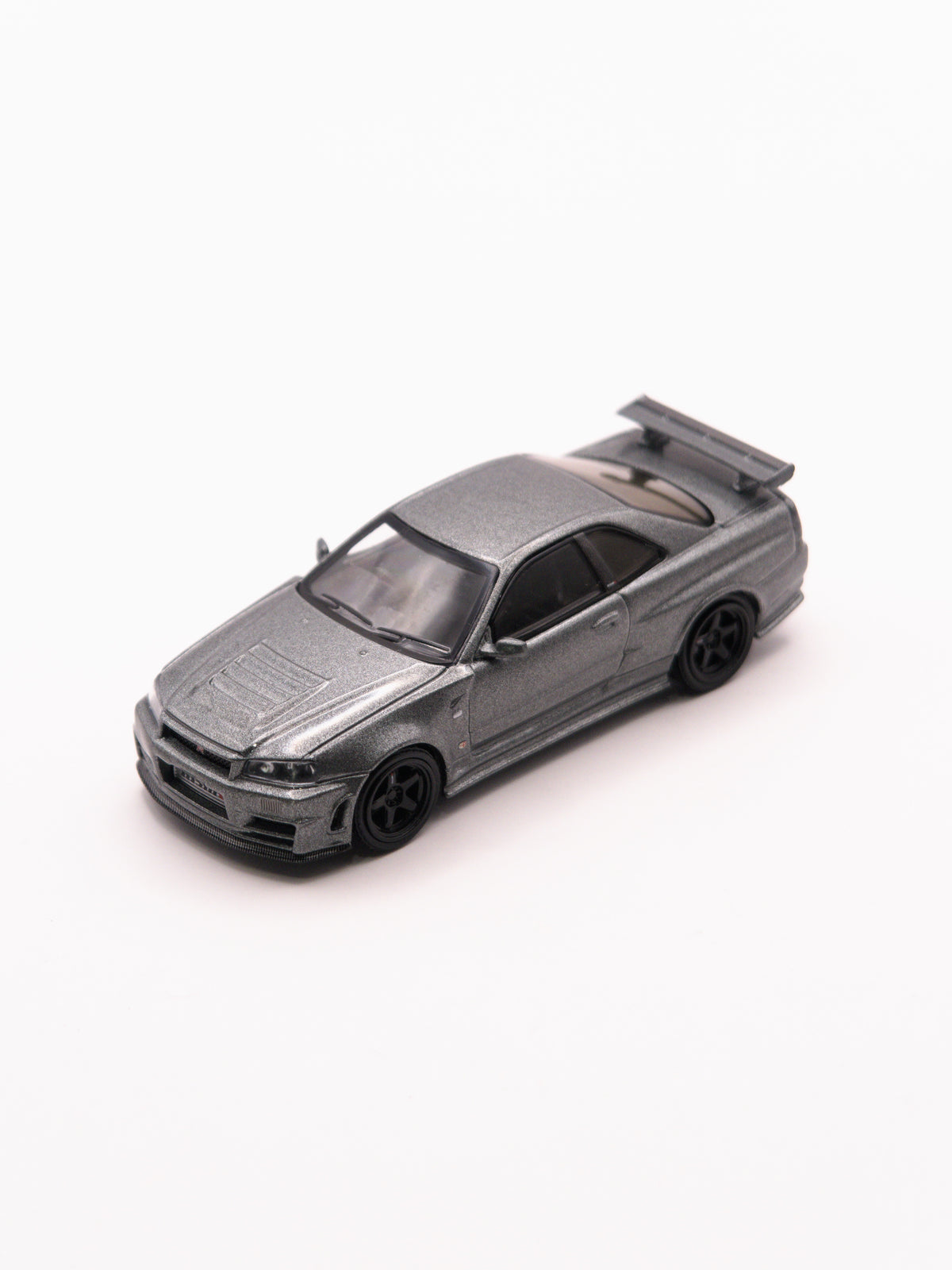 Mini GT #1160 Nissan Skyline GT-R R34 Nismo CRS 1999 Szary *Pudełko