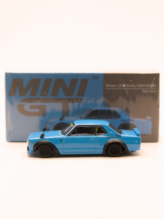 Mini GT #1169 Nissan Hakosuka Baby Blue LBWK Niebieski *Pudełko!