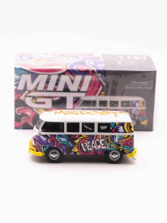 Mini GT #1191 Volkswagen T1 Micro Bus Mizu Design *PUDEŁKO!