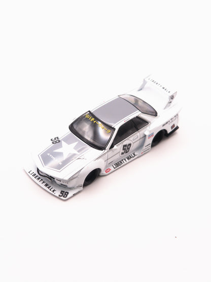 Mini GT #1217 Nissan Skyline GT-R R32 Liberty Walk Biały *PUDEŁKO!