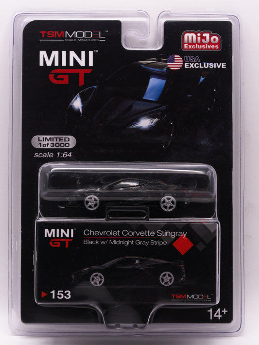 Mini GT #153 Chevrolet Corvette Stingray Black
