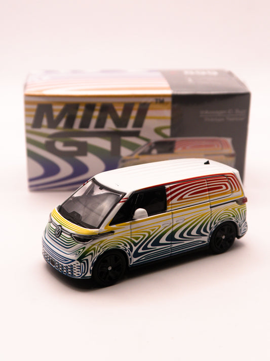 Mini GT #899 Volkswagen ID Buzz Rainbow