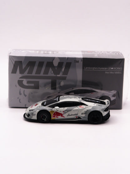 Mini GT #967 Lamborghini Huracan LB WORKS Mad Mike NIMBUL Gray