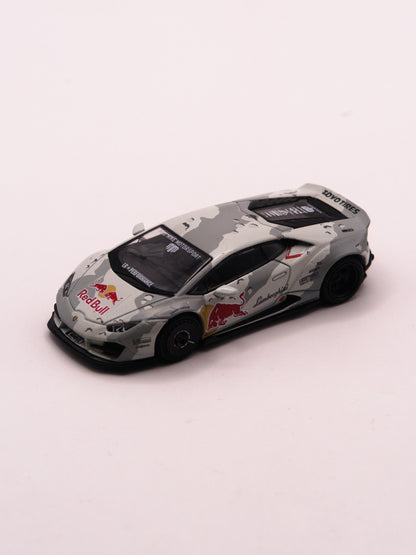 Mini GT #967 Lamborghini Huracan LB WORKS Mad Mike NIMBUL Gray
