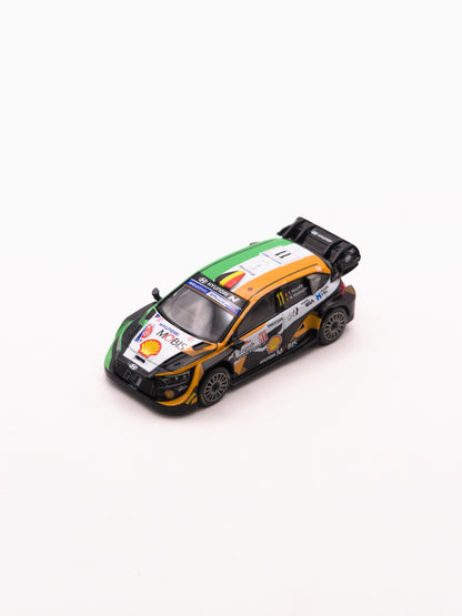 Mini GT #972 Hyundai i20 N Rally Croatia Zielono Pomarańczowy *OTWARTY