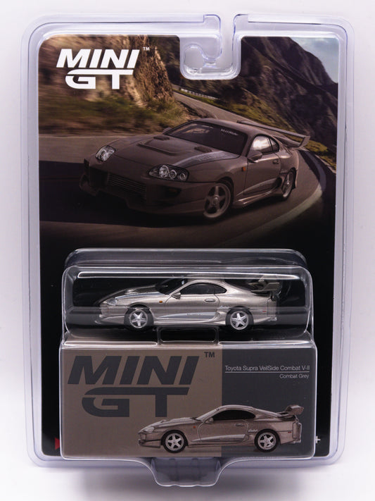 Mini GT #978 Toyota Supra VeilSide Combat V-II Combat Grey BLISTER