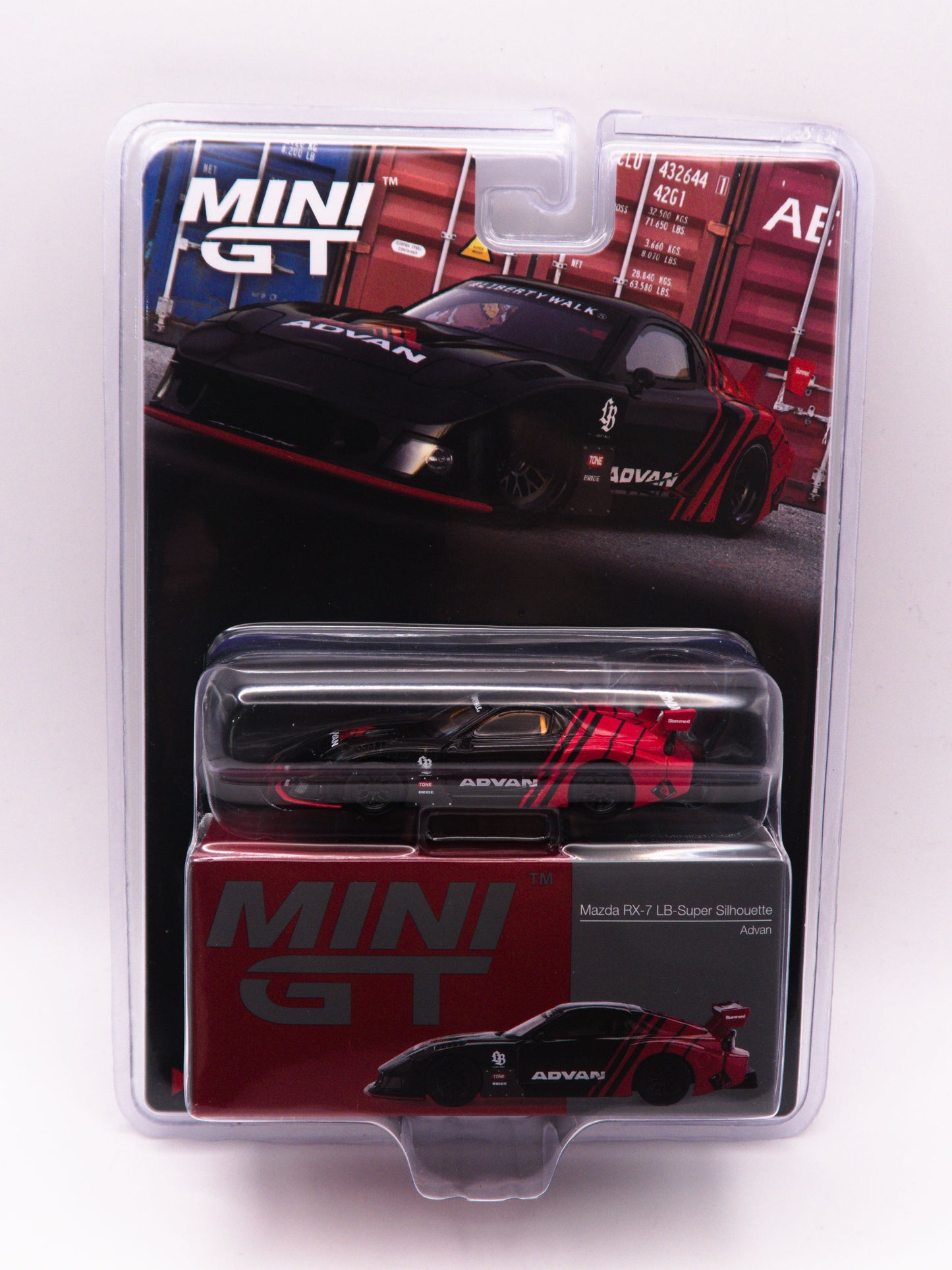 Mini GT #983 Mazda RX-7 LB Super Silhouette Advan BLISTER