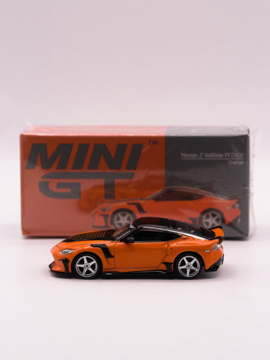 Mini GT #989 Nissan Z VeilSide FFZ400 Pomarańczowy *otwarty