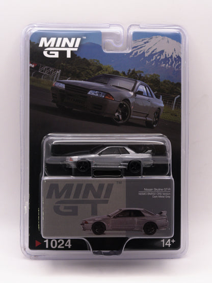 Mini GT #1024 Nissan Skyline GT-R R32 Nismo Szary *Blister