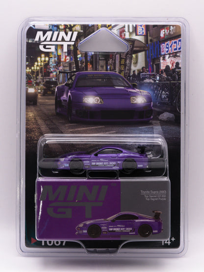 Mini GT #1067 Toyota Supra Top Secret GT-300 Fioletowy *BLISTER