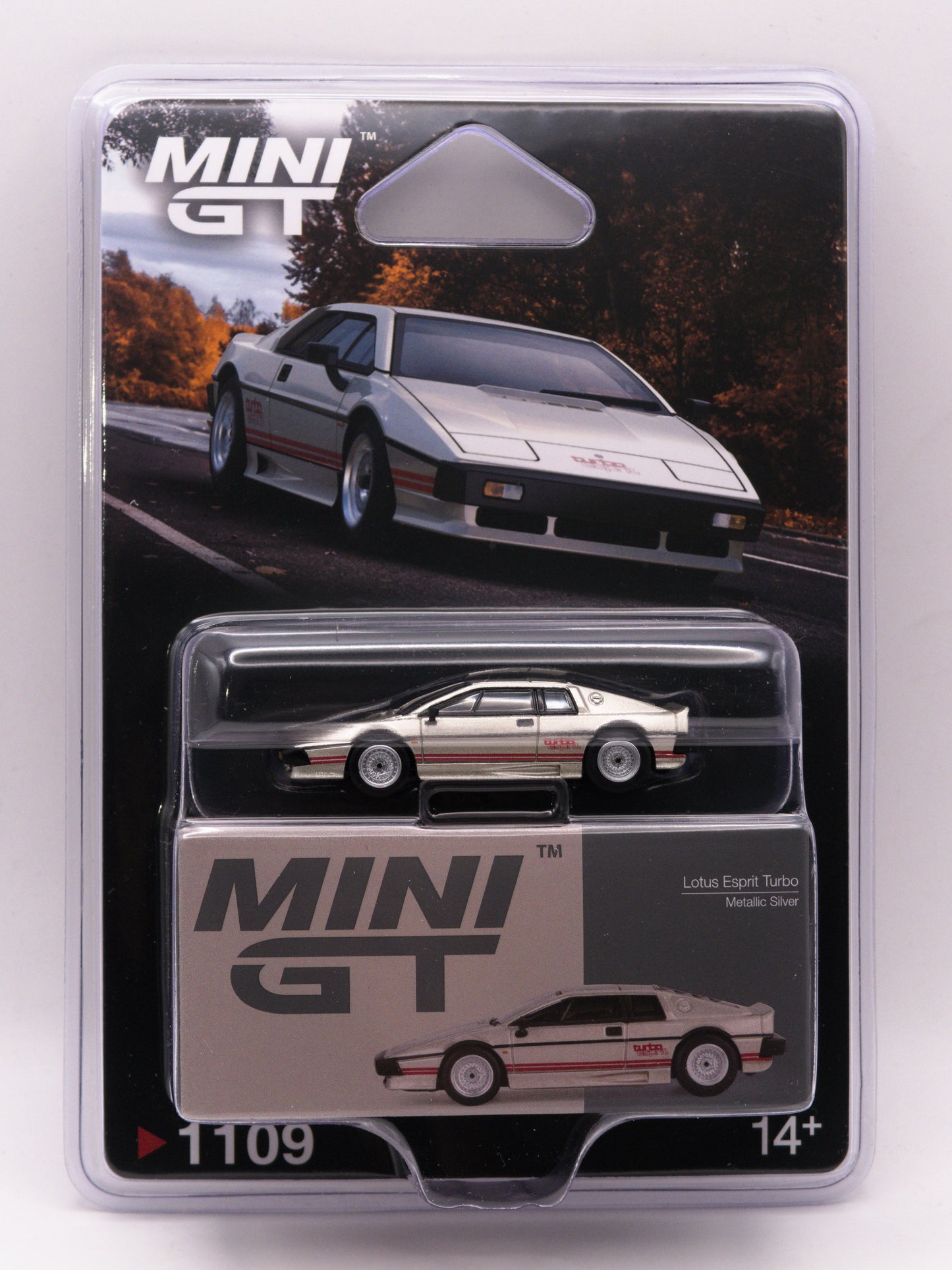 Mini GT #1109 Lotus Esprit Turbo Silver *BLISTER