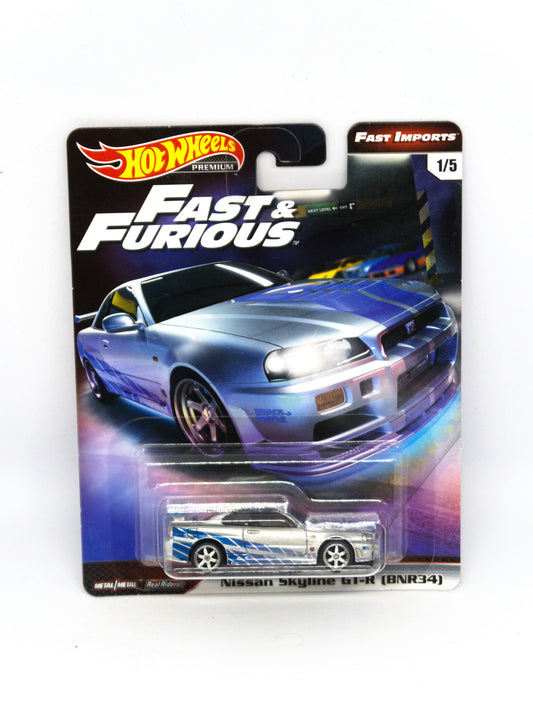 Nissan Skyline GT-R R34 Fast and Furious Silver