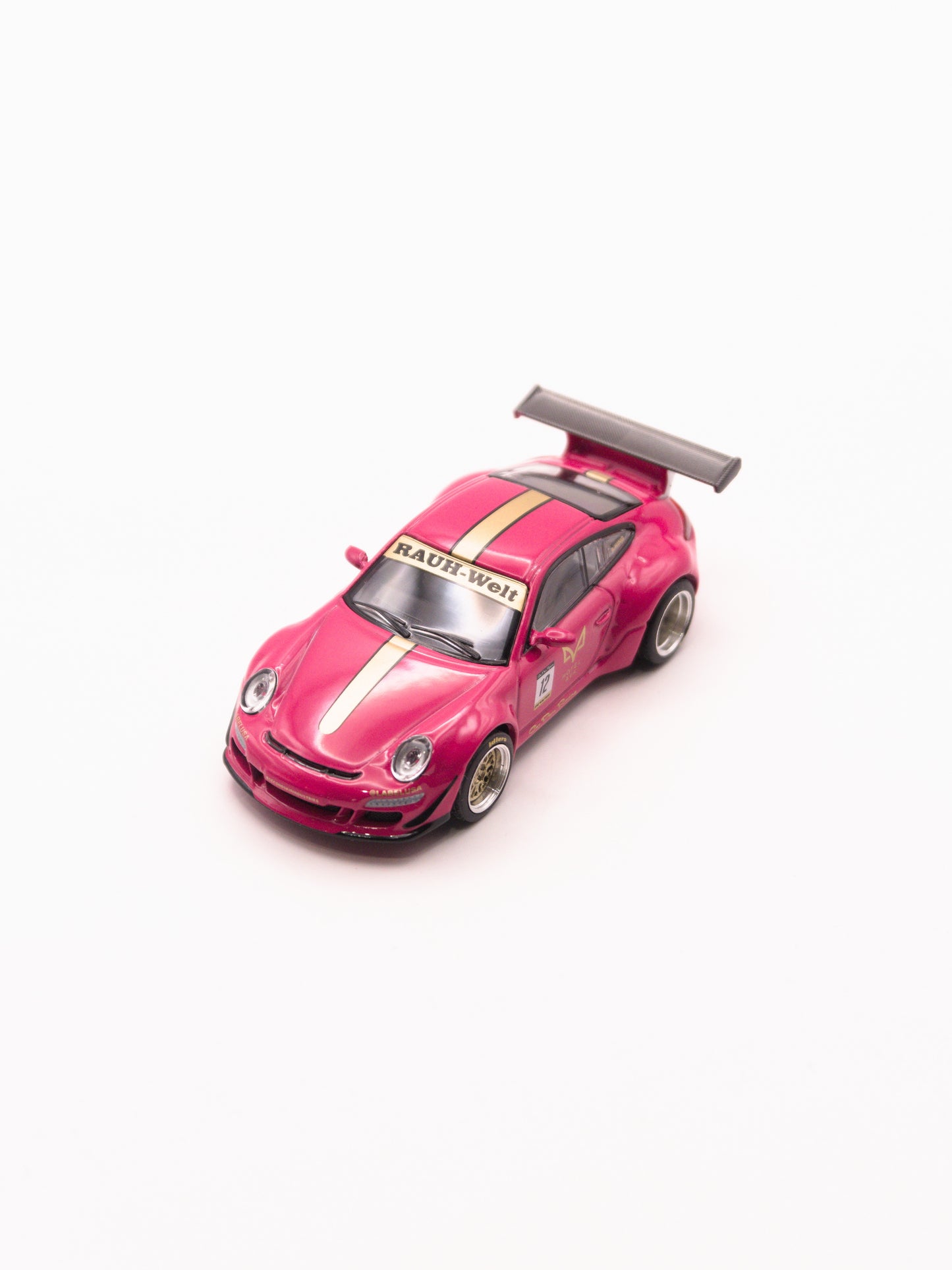 Pop Race PR64-187 Porsche 911 997 RWB AVA Różowy