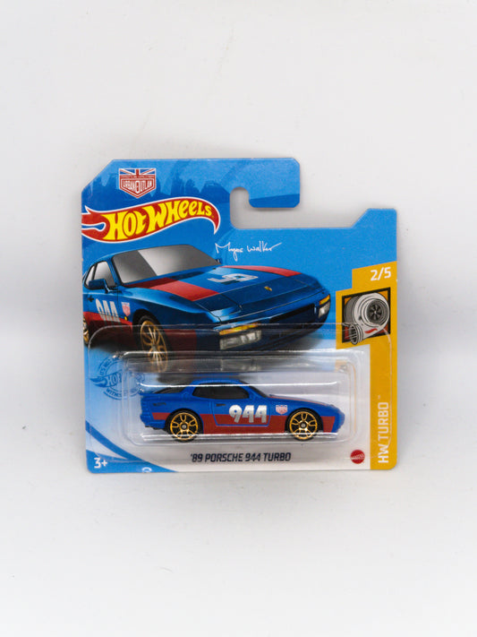 '89 Porsche 944 Turbo Blue Magnus SHORT CARD