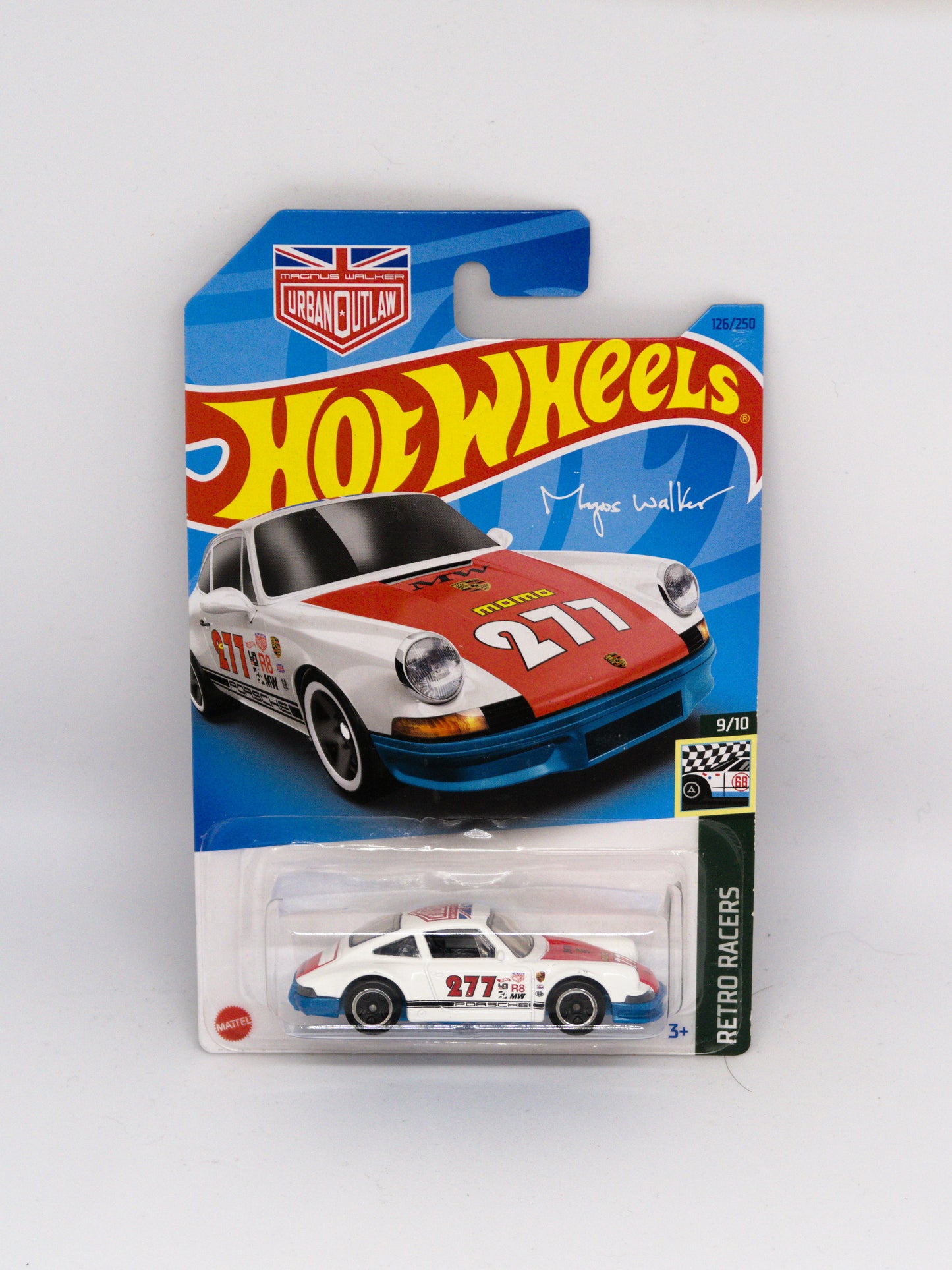 '71 Porsche 911 White - Blue Underside