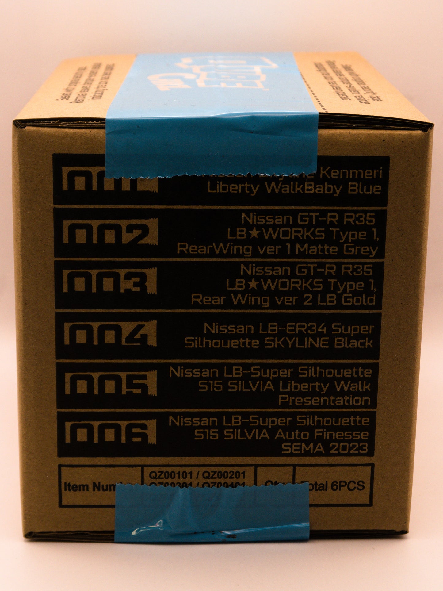 Mini GT Qube Carz SET 6 cars - SEALED BOX!